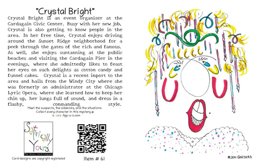 Crystal Bright - Greeting Card