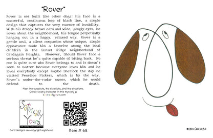 Rover the Dog - Greeting Card