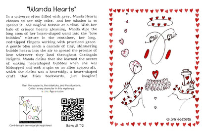 Wanda Hearts - Greeting Card