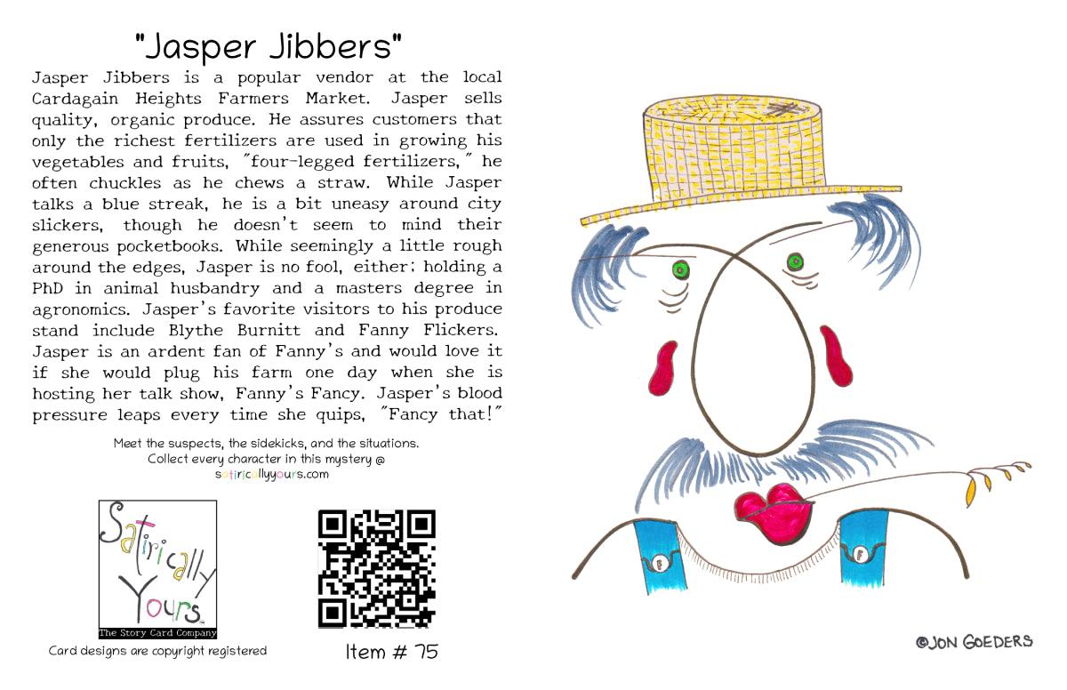 Jasper Jibbers - Greeting Card