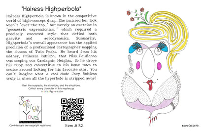Hairess Highperbola - Greeting Card