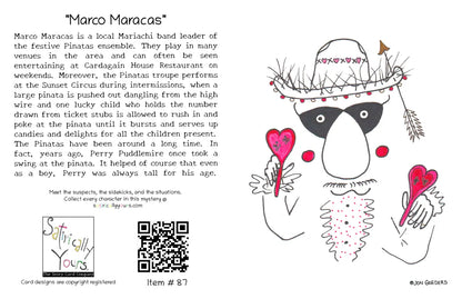 Maximo Maracas - Greeting Card