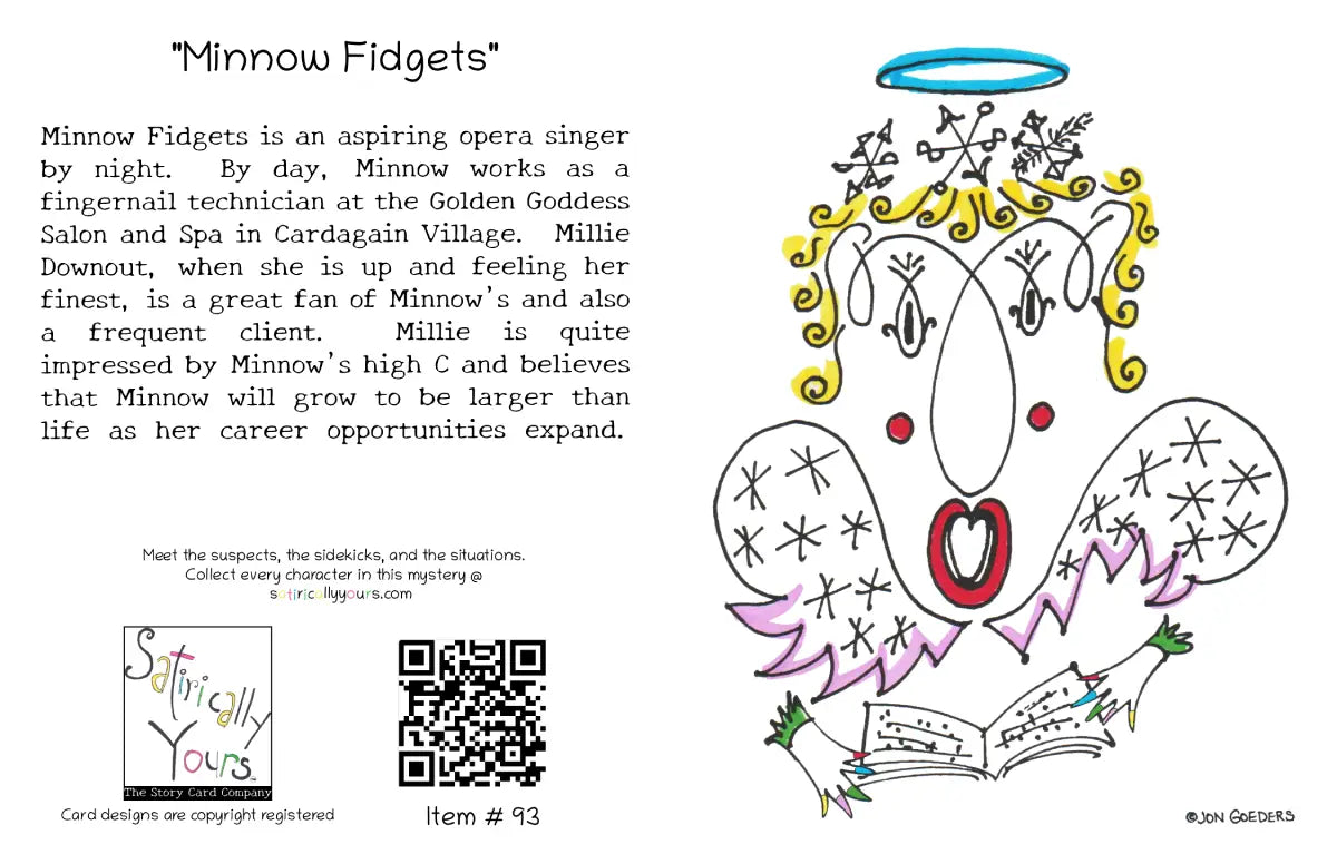 Minnow Fidgets - Greeting Card