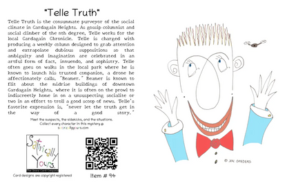 Telle Truth - Greeting Card
