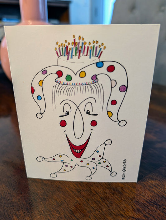 Greeting Card - Satirically Yours - Clowning Around