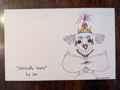 Greeting Card - Satirically Yours - Birthday Card