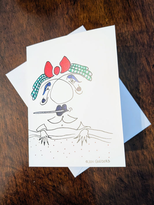 Greeting Card - Satirically Yours - Get well soon