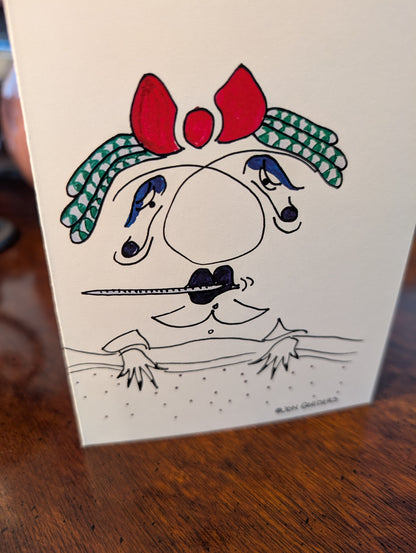 Greeting Card - Satirically Yours - Get well soon
