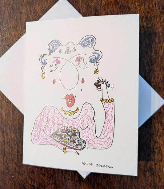 Greeting Card - Satirically Yours - Valentines Day Candy Card