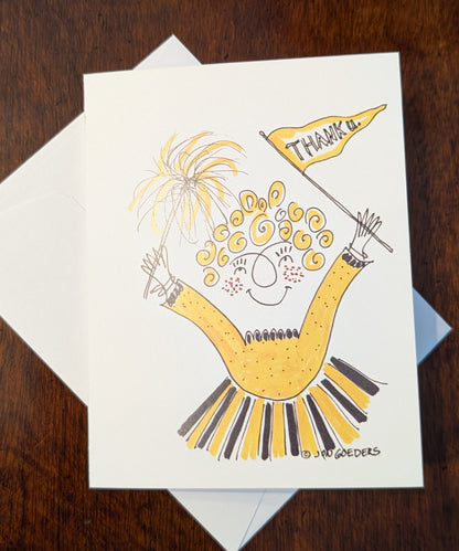 Greeting Card - Satirically Yours - Thank You Card