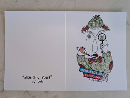 Greeting Card - Satirically Yours - Sherlock Card
