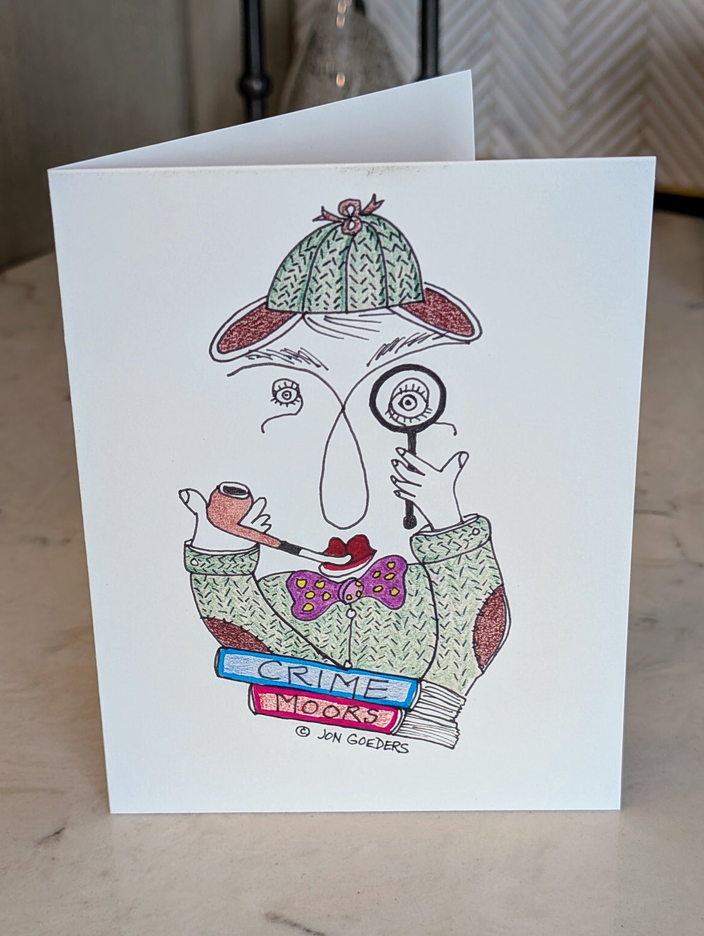 Greeting Card - Satirically Yours - Sherlock Card
