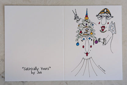 Greeting Card - Satirically Yours - Christmas Greetings