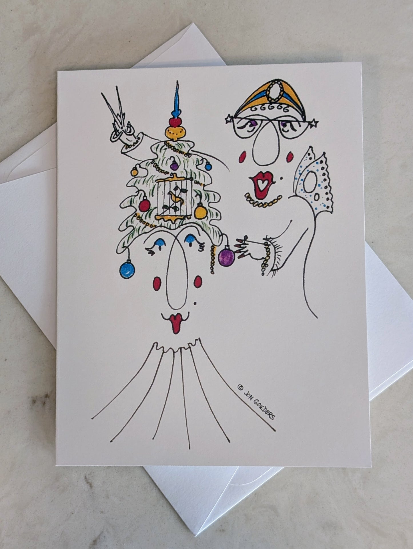 Greeting Card - Satirically Yours - Christmas Greetings