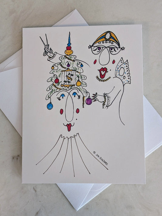 Greeting Card - Satirically Yours - Christmas Greetings