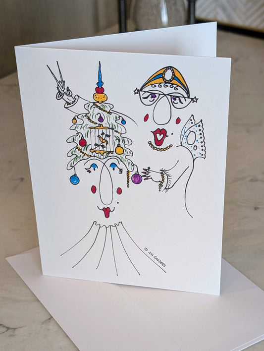 Greeting Card - Satirically Yours - Christmas Greetings
