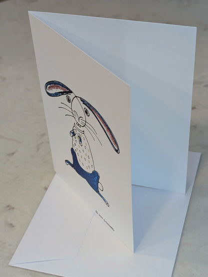 Greeting Card - Satirically Yours - Bunny Card
