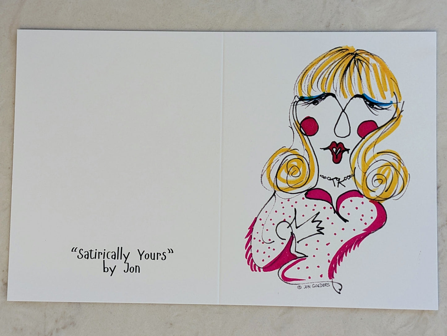 Greeting Card - Satirically Yours - Taylor