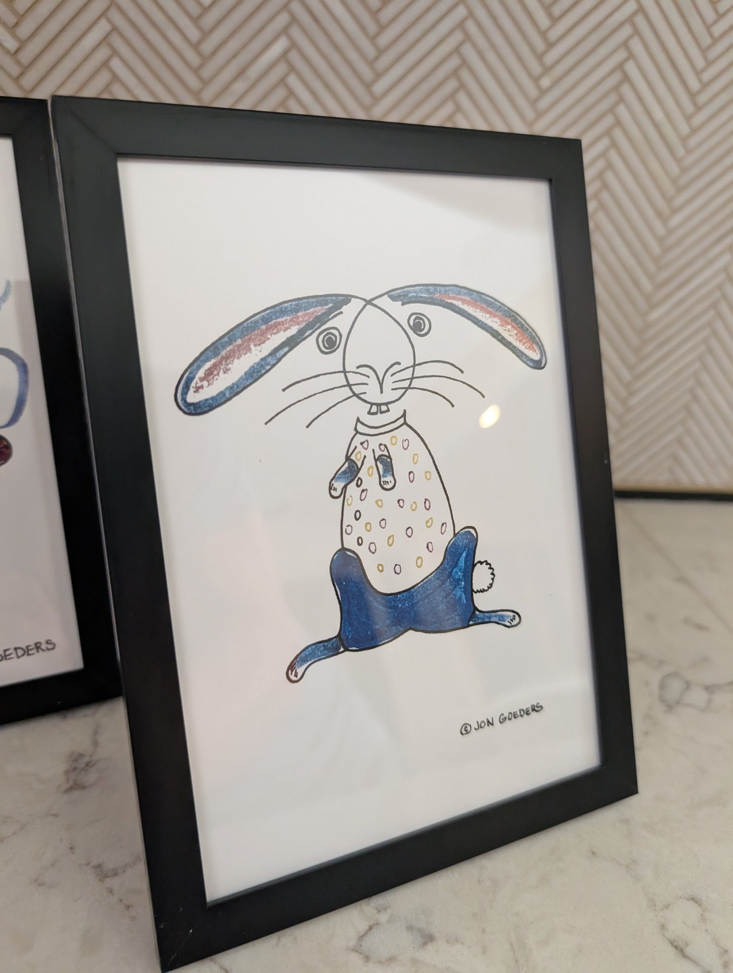 Bunny Boomers - Framed and Printed Art