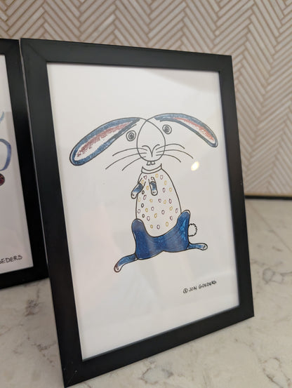 Bunny Boomers - Framed and Printed Art