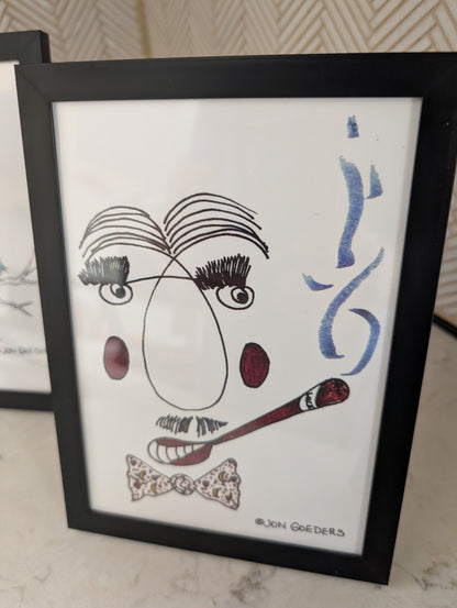 Timmy Toots - Groucho Impersonator - Framed and Printed Art