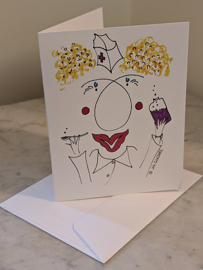 Nurse Bonnie Bubbles - Greeting Card
