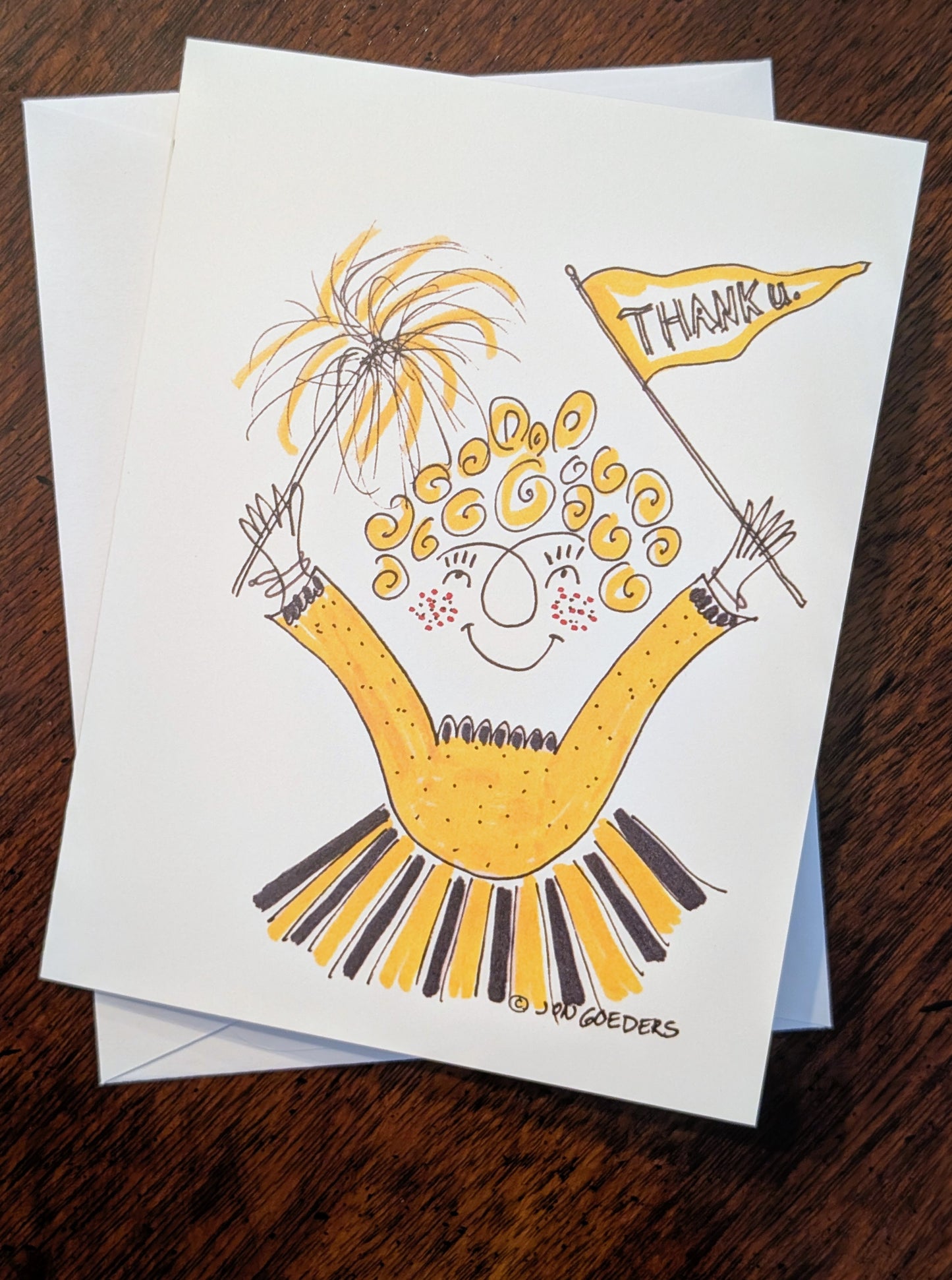 Greeting Card - Satirically Yours - Thank You Card